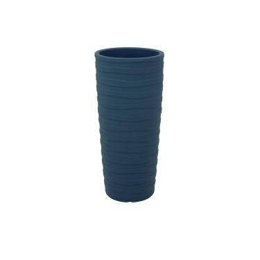 Imagem de Vaso Tramontina Grego Polietileno Azul Turquesa 80cm Tramontina