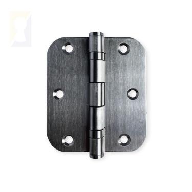 Imagem de Dobradiça Escovada C-redondo Inox Com Rolamento 3 X 2 ½