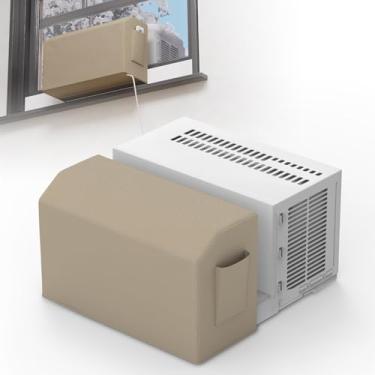 Imagem de Powrocket Capa Para Ar-Condicionado Interno Unidades De Janela Em Formato U, Design À Prova Vento, Cobertura Total, Bloqueia O Frio E A Poeira, Inverno