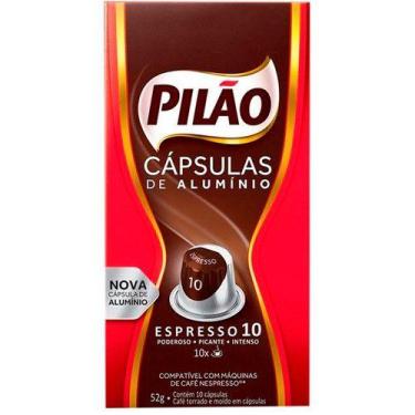 Imagem de Café Espresso Fortíssimo 10 Cápsulas PILÃO 52g