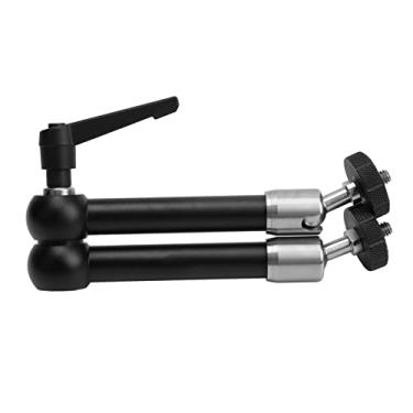 Imagem de Suporte articulado de braço mágico de 7/27.9 cm para monitor com luz de LED, tripé universal de 1/4 orifício de parafuso (28 cm)