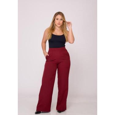 Imagem de Calça Social Feminina 7939 Marsala F075 - macaw, Marsala, GG