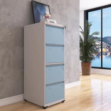 Imagem de Gaveteiro Arquivo de Aço 4 Gavetas Of04sltcm - Pandin Móveis