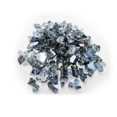 Imagem de Cristal para Lareira a Gás e Etanol Cinza Ônix - K3 Imports