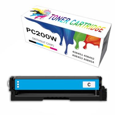 Imagem de DMXGJD Cartuchos de toner PC200W compatíveis com RICOH 408451 408452 408453 408454 cartucho de tinta funciona para impressoras RICOH MC240FW PC200W, sem chip, C-4500Page