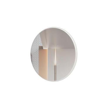 Imagem de Espelho Redondo Lunes Pequeno cor Off White Brilho 30 cm (DIAM) - 5653