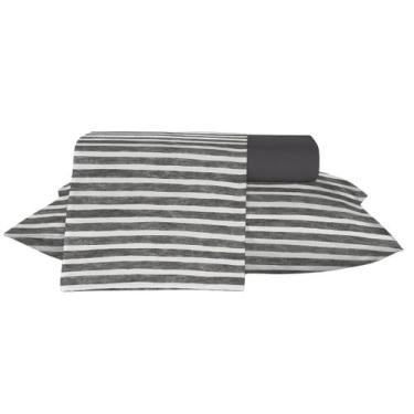 Imagem de Jogo de Cama Teka Queen 100% Algodão Percal 150 Fios 4 Peças, Luar