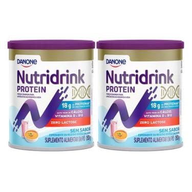 Imagem de Kit 2 Nutridrink Protein Sem Sabor Zero Lactose 350g
