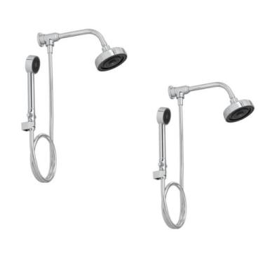 Imagem de Kit 2 Chuveiros Acqua Plus Cr 1990 C Std Kit - Deca - DECA METAIS