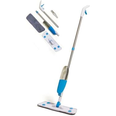 Imagem de Mop Esfregão Spray com Reservatório Rodo Flat Giratório 360