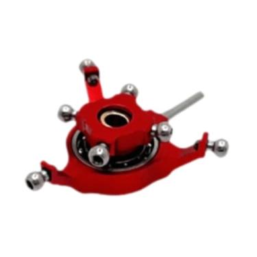 Imagem de MERIGLARE RC Helicopter Swashplate Placa transversal DIY O suprimento de reparo de DIY substitui a atualização para o para WLToys K124 K170 REMOTE CONTROL RC, Vermelho