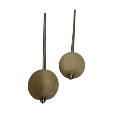 Imagem de Luwecf Batedor de Bumbo de Madeira, Acessório para Instrumento de Percussão, Pedal de Bateria E Martelo