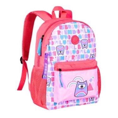 Imagem de Mochila de Costas Corujinha Bubu Arco Íris - Clio