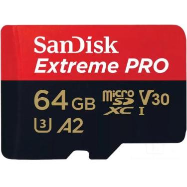 Imagem de Cartão de Memória Micro SD Sandisk Extreme Pro 200-90 MB/s U3 com Adap