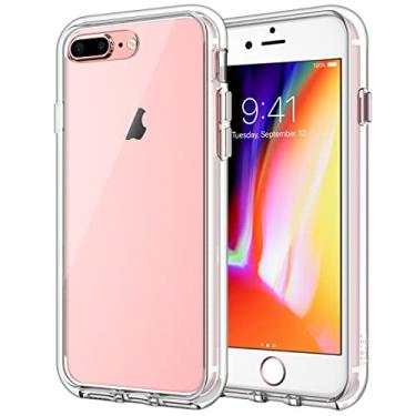 Imagem de JETech Capa para iPhone 8 Plus e iPhone 7 Plus 5,5 Polegadas, Case Protetora de Telefone à Prova de Choque Não-Amarelecimento, Capinha Parte Traseira Transparente Anti-Riscos (Claro)