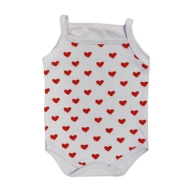 Imagem de Body Alcinha Bebe Menina Roupa Verão Estampado 100% Suedine - Sassá Ba