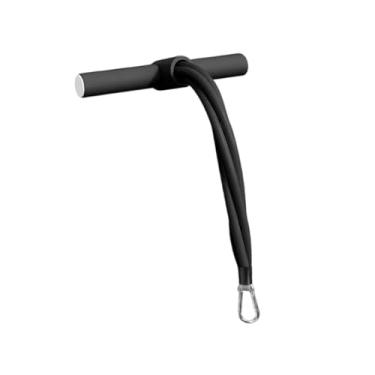 Imagem de MotiveTech Aparelho para Abdominais, Acessórios para Equipamentos de Exercícios, Treinamento de Core, Elástico, Barra para Abdominais, Dispositivo de Suporte Par, Preto