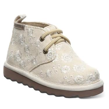 Imagem de BEARPAW Skye infantil de várias cores | Bota Chukka infantil | Bota de inverno confortável, Osso, 10 Toddler