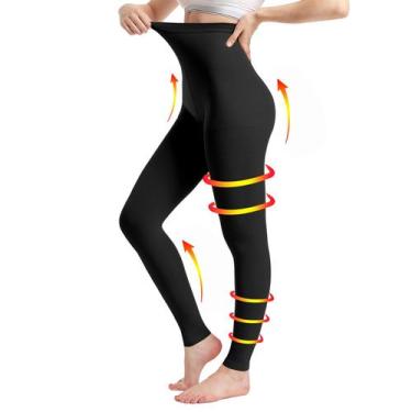 Imagem de Meia-calça de compressão YISEMEYA Medical 20-30mmHg para mulheres e ho