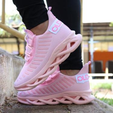 Imagem de Tenis Feminino Leve Macio Corrida Academia Esporte - Oldsen, Rose, 38