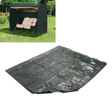 Imagem de Ymiko Tampa de Balanço Ao Ar Livre, Protetor Solar Protetor de Chuva Patio Patio Cadeira de Cadeira do Pátio Pátio Swing Canopy Substituição Capas de Móveis de Gramado Com Zíper Duplo