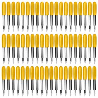 Imagem de Lâminas de substituição compatíveis com máquinas de corte de vinil Explore Air/Air 2/Air 3/Maker/Maker 3 Expression, 60 peças, lâminas de ponta fina de 30 graus