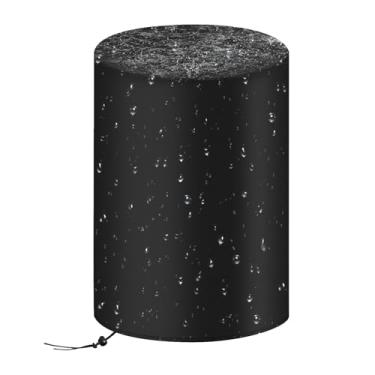 Imagem de Rrlihjgu Capa De Tambor De 208 Litros, Proteção Para Balde De Chuva Com Cordão Ajustável, Proteção Para Equipamentos Móveis Jardim Relvado Pátio Caminho Exterior Quinta Todo O