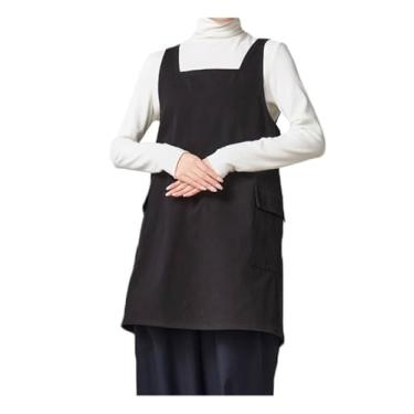 Imagem de Avental de garçom de algodão para restaurantes, pastelaria, cafés e floristas, roupa de trabalho elegante para cozinha doméstica