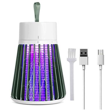 Imagem de Zapper de insetos ao ar livre, exterminador de mosquitos elétrico, exterminador de mosquitos, exterminador de moscas recarregável, matador de moscas elétrico, armadilhas para moscas, insetos voadores