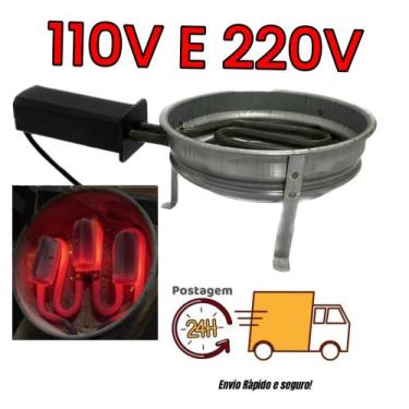 Imagem de Fogareiro Panelinha Médio 110V e 220V - DEC, 220V