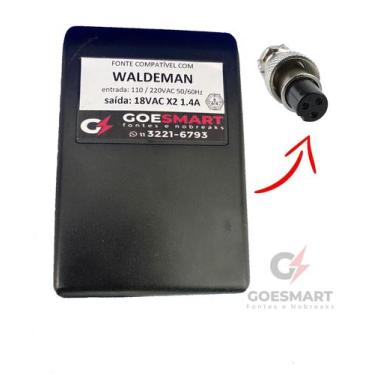 Imagem de Fonte Carregador Mesa Waldman Slim 1204Fx Compatível 12.2Fx - Goesmart