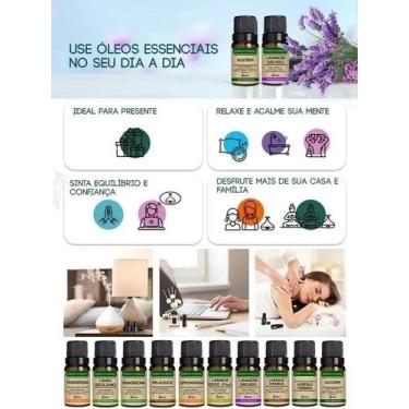 Imagem de Kit 2 Óleos Essenciais 10Ml - Menta Piperita + Melaleuca - Essência Do