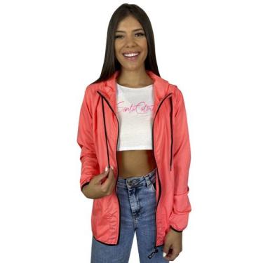 Imagem de Agasalho Nylon Feminino Rosa WSS Classic - Web Surf Shop - WSS Brasil,