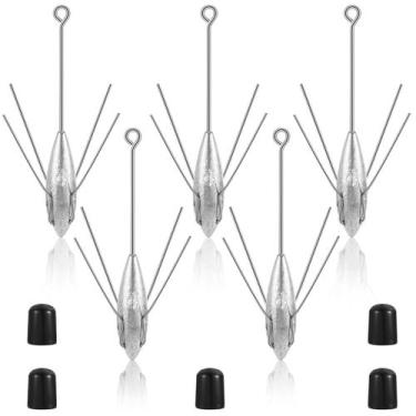 Imagem de Fishing Sinker Sputnik, 5 peças de aço inoxidável, 90 mL, água salgada