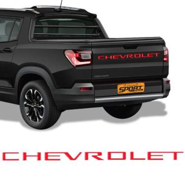 Imagem de Adesivo Traseiro Vermelho Refletivo Montana 2022 2023 Gm - SPORTINOX, 