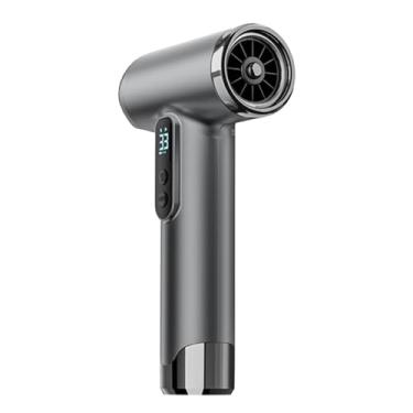 Imagem de VBESTLIFE Secador de Cabelo Sem Fio, Motor Sem Escova de 100000 Rpm Secagem Rápida, Configurações de Calor de 3 Velocidades, 8 Horas de Uso, Carregamento Rápido do Tipo C, para Viagem Em (Cinza)