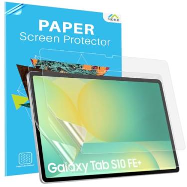 Imagem de MoKo Pacote com 2 películas protetoras de tela compatíveis com Galaxy Tab S10 FE + 33.3 cm 2025, filme PET premium antirreflexo para Galaxy Tab S10 FE Plus 13.1 2025, fosco