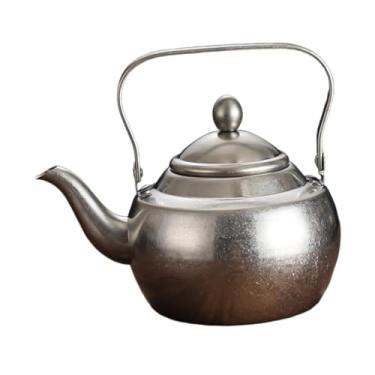 Imagem de Generic Bule de aço inoxidável para água fervente, chaleira portátil com filtro, chaleira para sala de chá, 2l