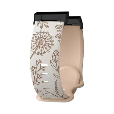 Imagem de Pulseira De Substituição De Silicone Macio Bicolor Para Mulheres Fitbi