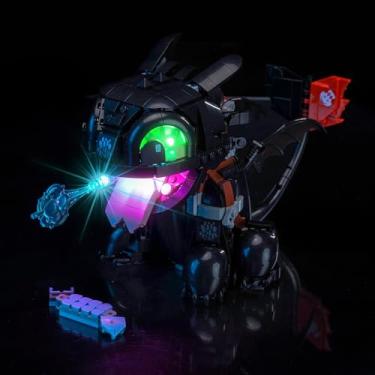 Imagem de Hilighting Kit de luzes LED atualizado compatível com Lego How to Train Your Dragon Toothless Building Set, decoração de luzes compatível com Lego 10375 (modelo não incluído)