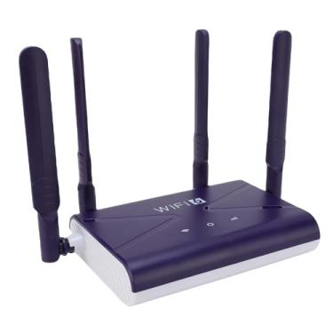 Imagem de Luqeeg Roteador Sem Fio, Velocidades Rápidas de Internet WiFi6 4G 5G CPE LTE 300MBPS 4 Antenas Roteador de Internet Sem Fio com Slot para Cartão SIM para Telefone Laptop PC
