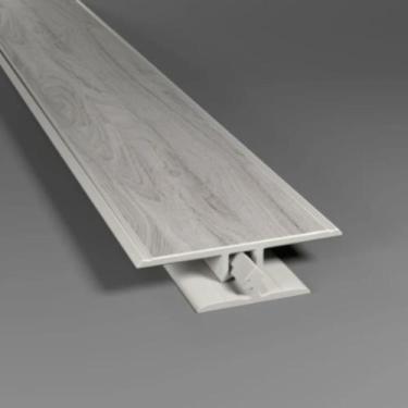 Imagem de Perfil T Tecno 02 Eucafloor Barra 1,80m - Cor 02 Único, Branco Amadeir