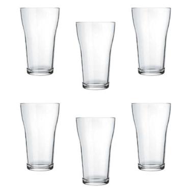 Imagem de Copos De Vidro Cerveja Chopp Boteco Bar 200ml 6 Unid Nadir - Nadir Fig