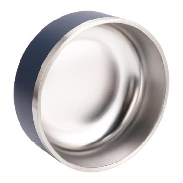 Imagem de GLOGLOW Tigelas Básicas Tigela de Cachorro de Aço Inoxidável, Grande Capacidade para Animais de Estimação de água para Cães Pesados ​​pratos de Alimentação para Gatos Internos Cães Nan Nan (Tamanho