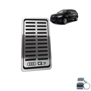 Imagem de Descanso de Pé Aço Inox Audi Q7 2016 A 2019 Preto
