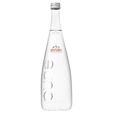 Imagem de Água mineral evian sem gás vidro 750ml