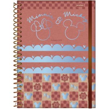 Imagem de Jandaia - Planner Espiral 175X242mm CD 160Pgs Mickey e Minnie Arts Kraft MM 2026 FSC