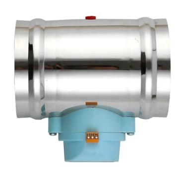 Imagem de 50-300 mm stainless steel air damper valve HVAC electric duct motorized drive pipe AC 220V actuator(YT-125)