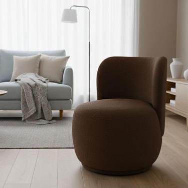 Imagem de Poltrona Decorativa Sala Estar Orgânica Bia Boucle - Montanaris Decor 