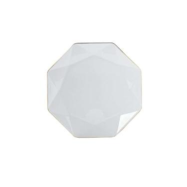 Imagem de Conjunto de pratos de cerâmica domésticos personalidade criativa osso china placa plana 1